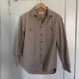 Taylor Stitch oatmeal button down shirt
